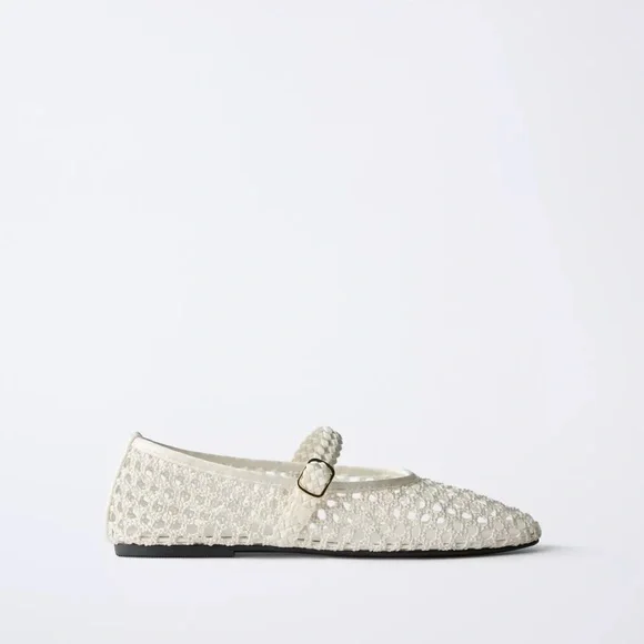 Zara openworks ballet flats size 4 - Picture 1 of 7